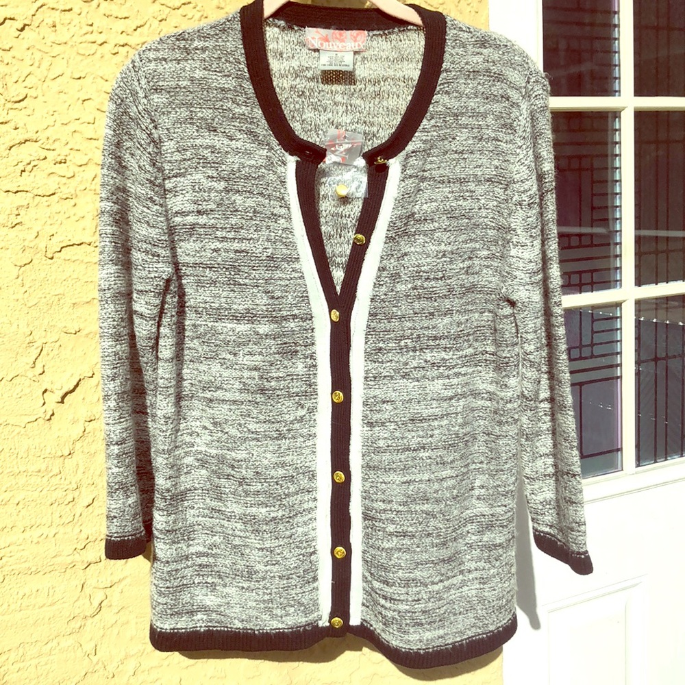 NWT Nouveaux cardigan
